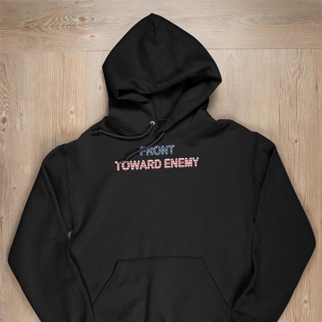Rjo Apparel Merch Front Toward Enemy American Flag Crewneck Sweatshirt Robert J. O'Neill