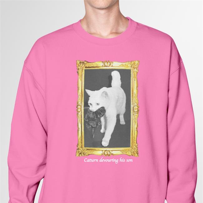 Caturn Devouring His Son Hoodie Sweatshirt Caturn Devouring His Son Sweatshirt Hoodie