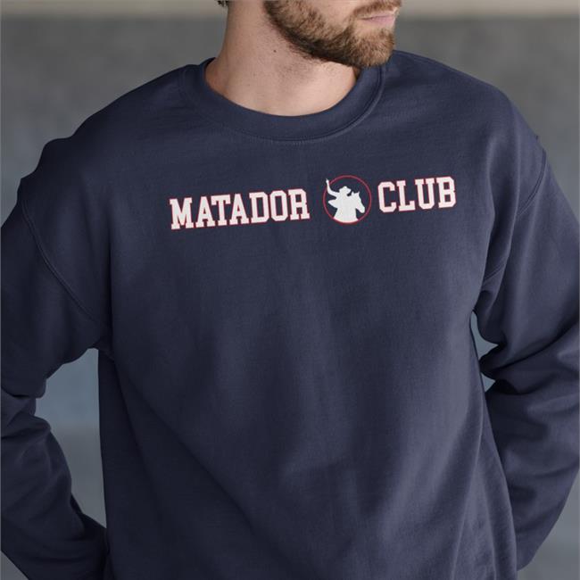 The Matador Club Logo Tee Shirt Texas Tech Red Raiders Football