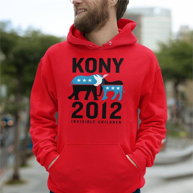 Kony 2012 T Shirt Happy America Day Kony 2012 Elephants And Doves Shirt