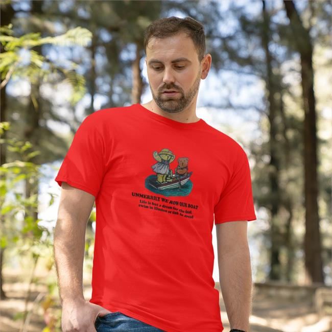Unmerrily We Row Our Boat Life Is But A Dream For The Dead Swim In Illusion Or Sink In Dread Shirt