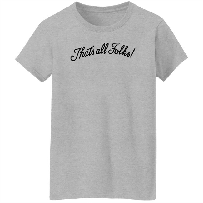 Jeff Asher That’s All Folks T Shirt Anthony Davis Jeff Asher That’s All Folks T Shirt Anthony Davis