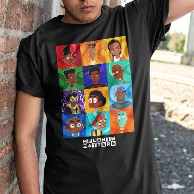 Black Boys In Cartoons Melanin Matters Shirts