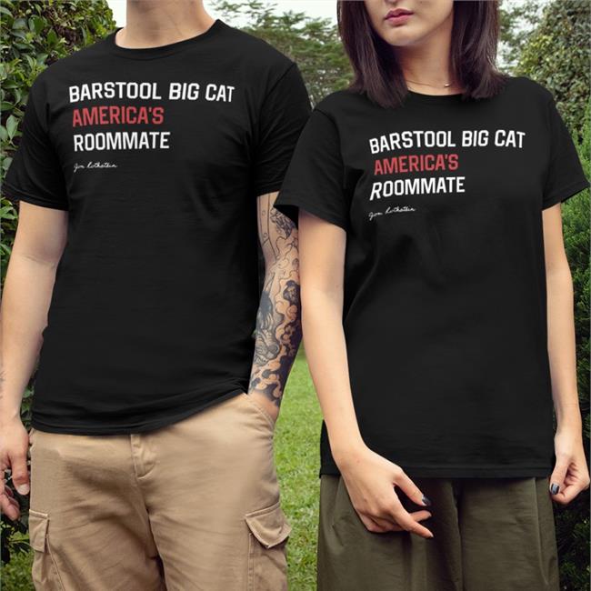 College Hoops Today Shop Barstool Big Cat America's Roommate Jon Rothstein Hooded Sweatshirt