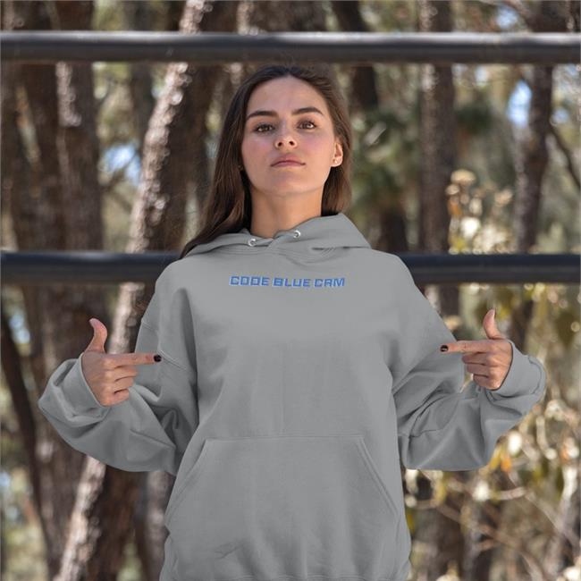 Code Blue Cam Logo Crewneck Sweatshirt Code Blue Cam Merch