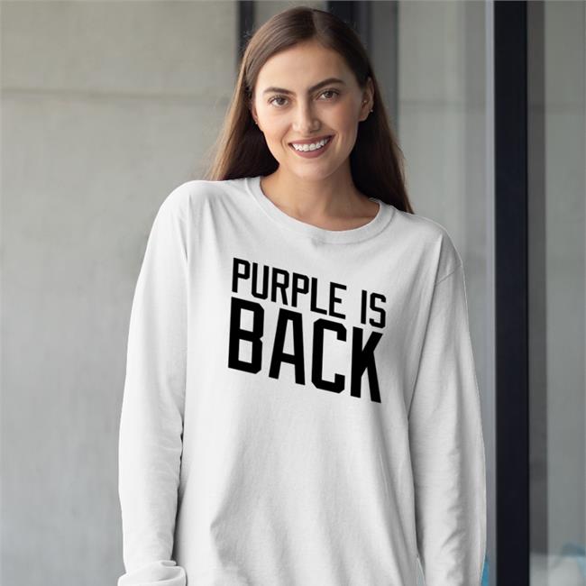 Purple Is Back Sweatshirt