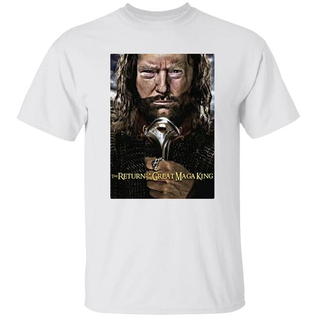 Trump The Return Of The Great Maga King T Shirt Biden