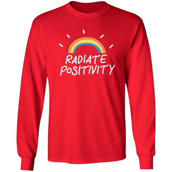 Kye Radiate Positivity Rainbow Pride Shirt Kye Radiate Positivity Rainbow Pride Shirt