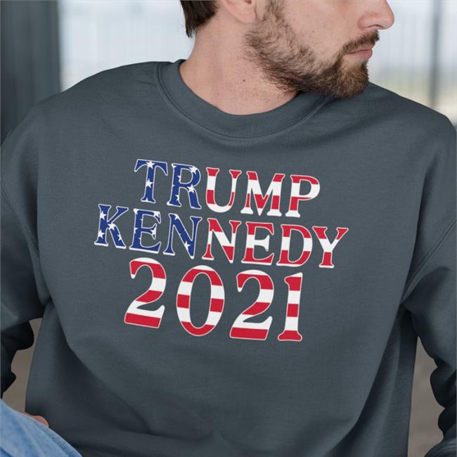 Trump Kennedy American Flag T Shirt Jason Selvig