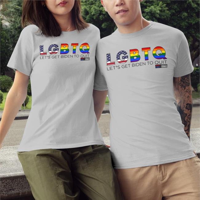 Seb Gorka Store LGBTQ Let's Get Biden To Quit Tee Shirt