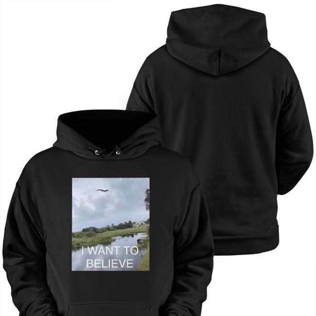 Gators Daily I Want To Believe Sweatshirt Flying Crocodile