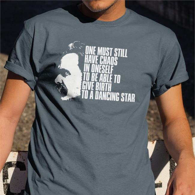 Friedrich Nietzsche One Must Still Have Chaos In Oneself To Be Able To Give Birth To A Dancing Star Long Sleeve Modooborahae