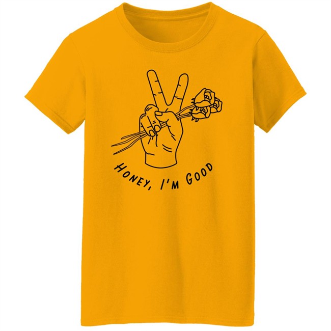 Andy Grammer Merch Honey I'm Good Shirt Yellow Andy Grammer Merch Honey I'm Good Shirt Yellow