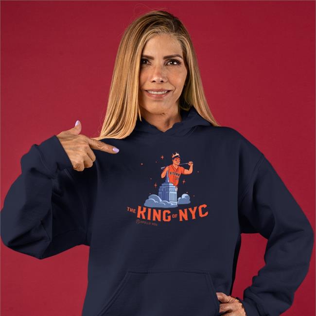Houston Sports Merch Apollohou The King Of Nyc Long Sleeve Tee Shirt Astros The King Of Nyc Hoodie Astros