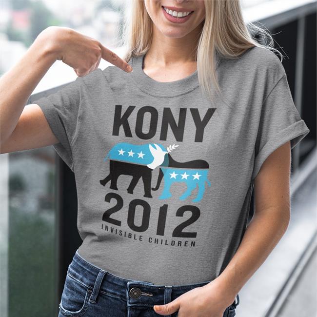 Happy America Day Joseph Kony David Farrier Kony 2012 Invisible Children Elephants And Doves Shirt