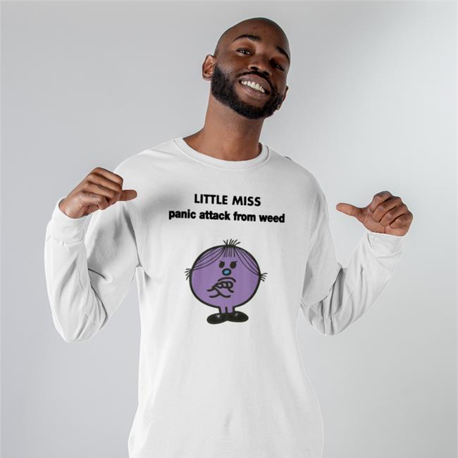 Little Miss Panic Attack From Weed T-Shirt Empty Rico Little Miss Panic Attack From Weed Shirt Dumbricardo