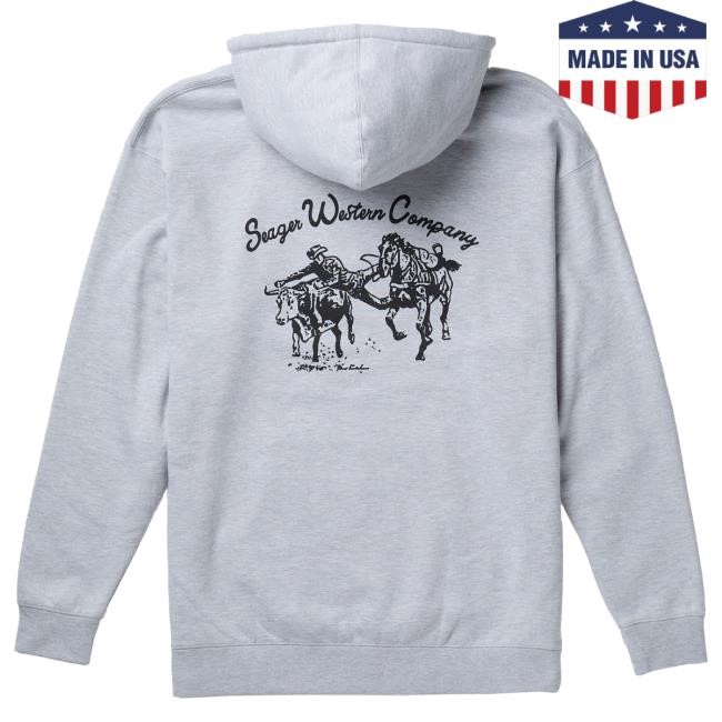 Official Seager Clothing Store Shop Seager Los Rios Mid-Weight Pullover Sweatshirt Black Seagerco