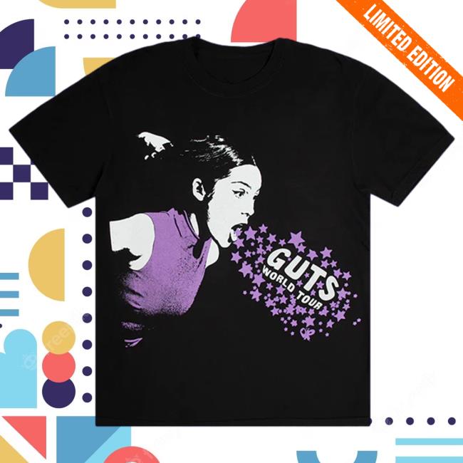 Official Guts Merch Shop Guts World Tour Lollypop Dateback Shirt