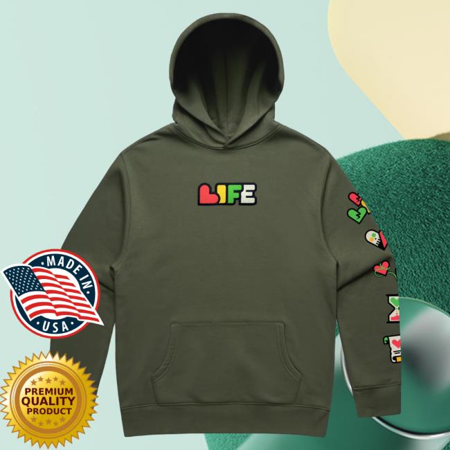 Official Life Series Merch Life Series Hooded Sweatshirt Cypress (Green) Life Series Clothing Store Shop