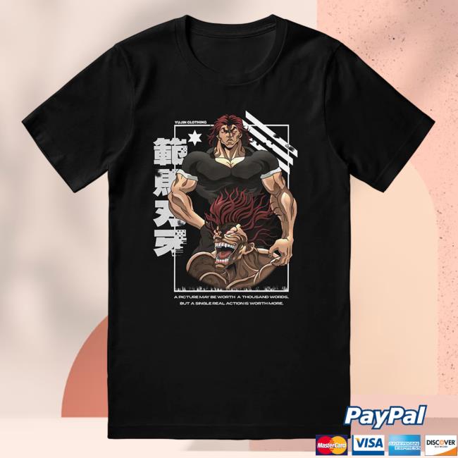 Yujin Clothing Baki Hanma Yujiro True Warrior Shirt New