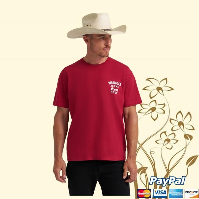 Official Coors Banquet Coors Banquet x Wrangler Red Shirts