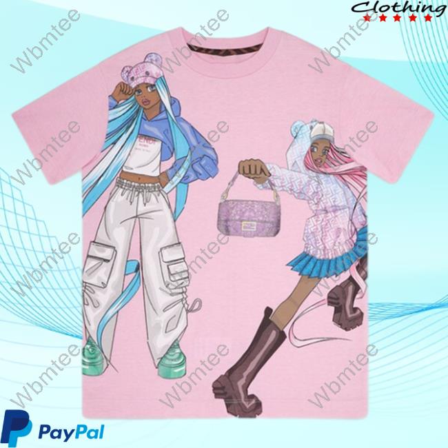 Official Fendi Clothing Store Shop Junior 3D New Shirt
