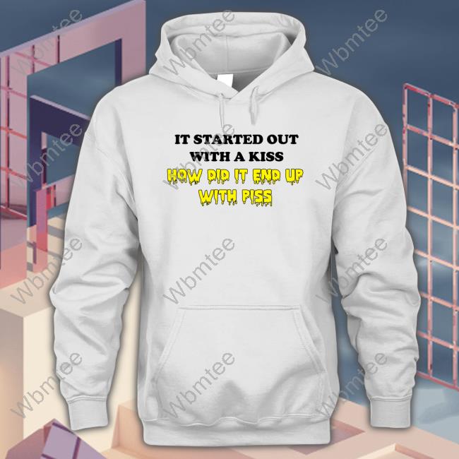 Official It Started Out With A Kiss Long Sleeve Tee White