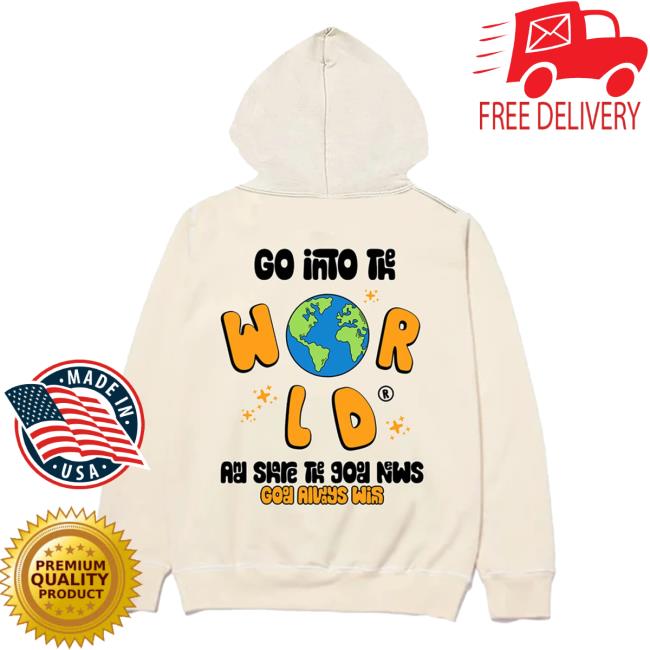 Official Grateful Apparel Clothing Gaw Good Always Wins World T Shirt Ivory Grateful Merch Store Shop