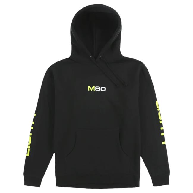 M80 Shop Merch Essentials Signature Hoodie New Black