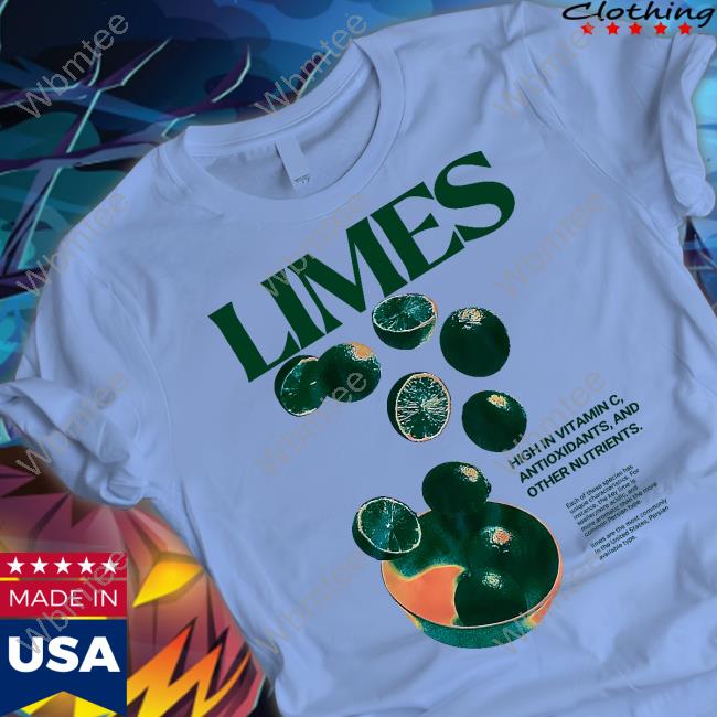 Official Atthemoment Merch Limes High In Vitamin C Antioxidants And Other Nutrients Shirt
