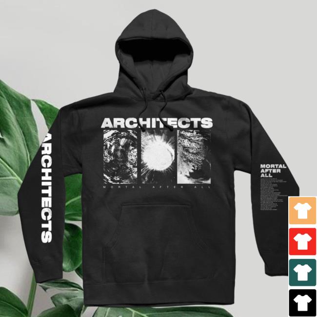 Official Kings Road Merch Store Architects Merch Store Shop Architects Mortal After All Pullover Hoodie (Black) KingsRoadMerch