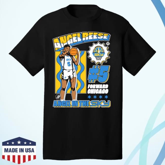 Official Chicago Sky Shop Angel In The Sky T Shirt