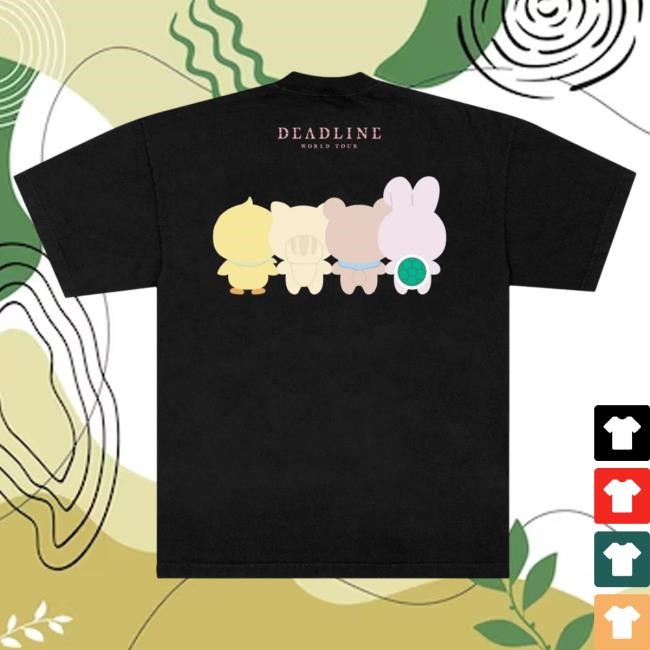 BLACKPINK Character Tshirt Black Blackpink Official Merch Store