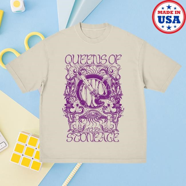 Official Qotsa Merch Store Queens Of The Stone Age Qotsa Trippy Tee Qotsa Apparel Shop