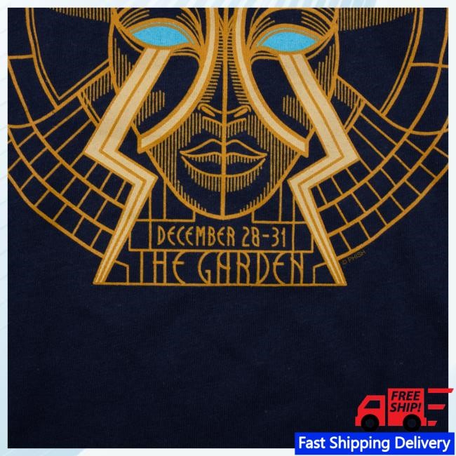 Official Phish Merch Store Shop Phish Thunder Bolt Hot Shirt on Navy