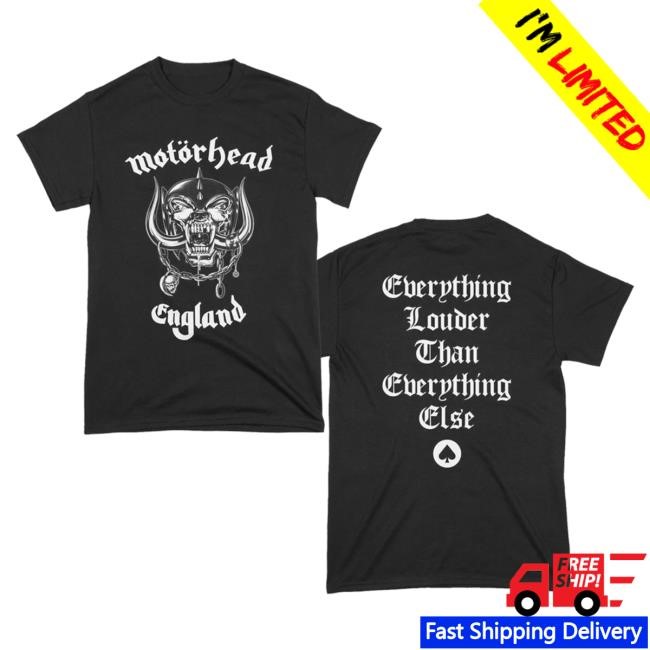 Motörhead England Shirt Motorhead Store