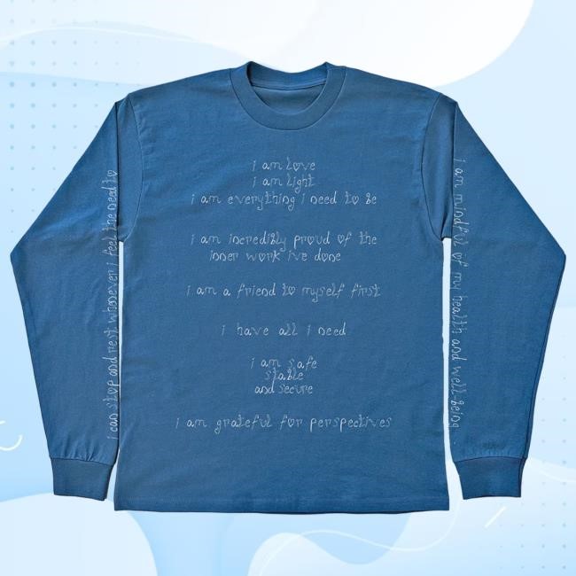Official Becky G Merch Store Becky G Affirmations Long Sleeve Tees BeckyG