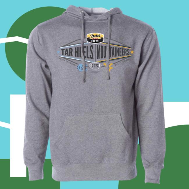 Official Duke's Mayo Bowl Merch Store 2023 Duke's Mayo Bowl 2-Team Popover Sweatshirt