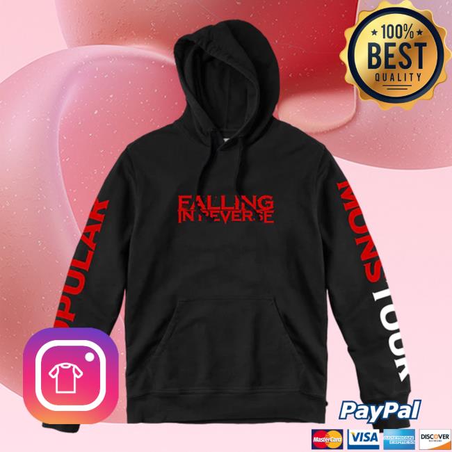 Official Falling In Reverse Merch Popular Mons Tour Lines Hoodies