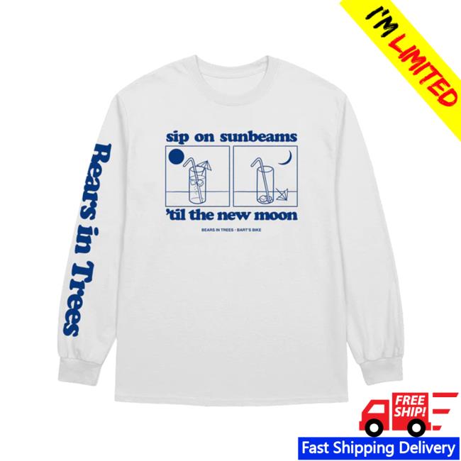 Bearsintrees Merch Bart's Bike Sip On Sunbeams 'Til The New Moon Crewneck Sweatshirt