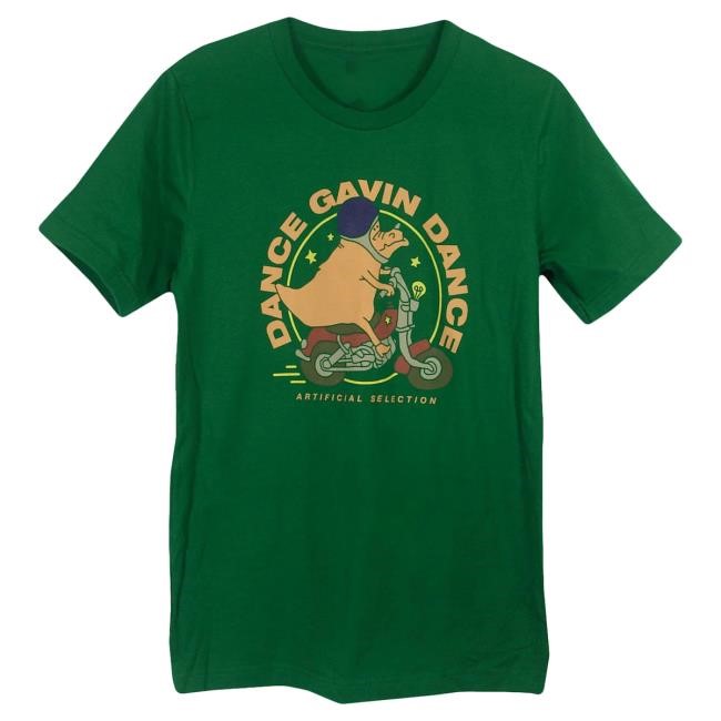 Official Dance Gavin Dance Merch Character Green New Shirt DanceGavinDance