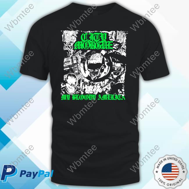 Official City Morgue My Bloody America Punk Black Hoodie