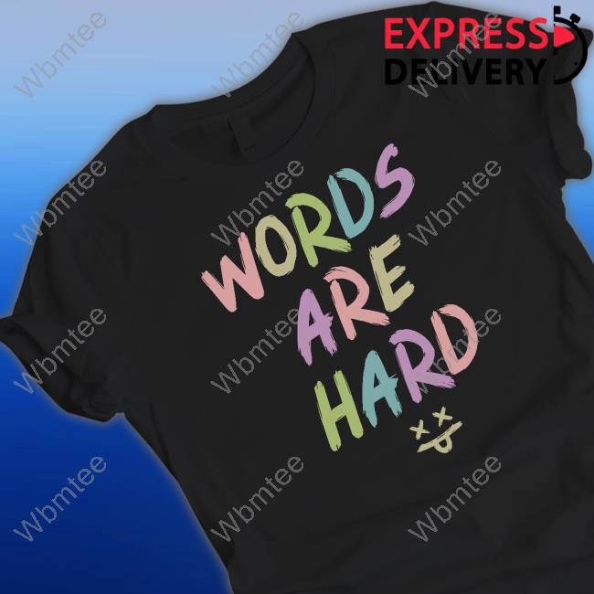 Evan And Katelyn Words Are Hard (Chalk) Hoodie