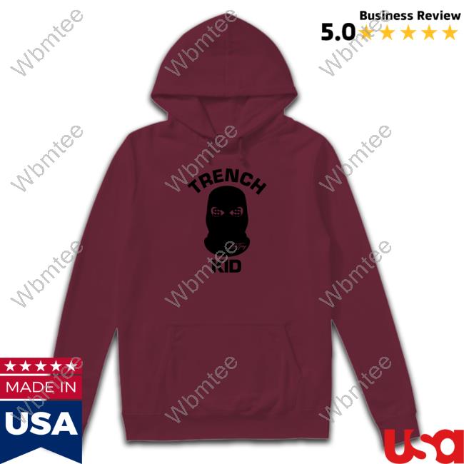 Official Lil Tjay Trench Kid Balaclava White T Shirts