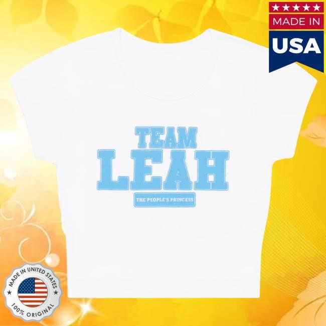 Official Leah Kateb Merch Store Leah Kateb Team Leah Cropped Baby Tshirt LeahKateb