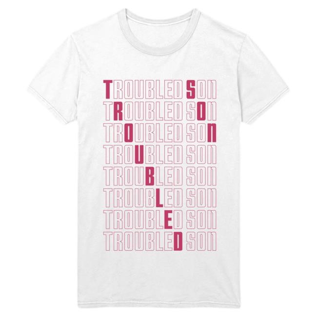 Official Miles Kane Merch Troubled Son White New Tee Miles Kane