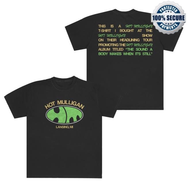 Hot Mulligan 2026 Bubble Logo Tour Tee Merch