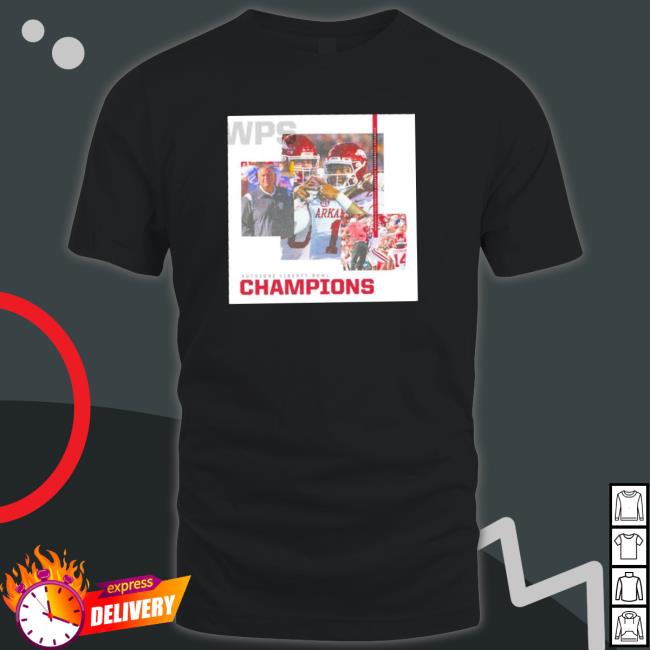 Arkansas Razorback Autozone Liberty Bowl Champions Woo Pig Sooie Shirts