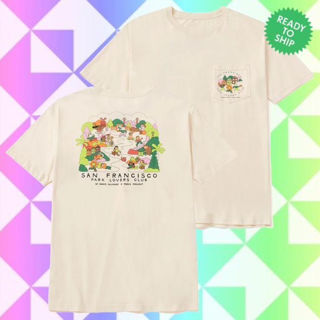 San Francisco Parks Alliance Park Lovers Pocket Tee Parks Project Apparel Shop