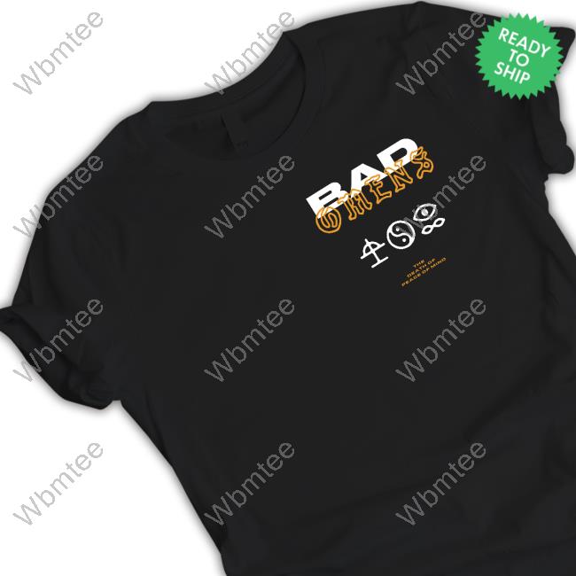 Official Bad Omens Merch Gold Reaper Tee